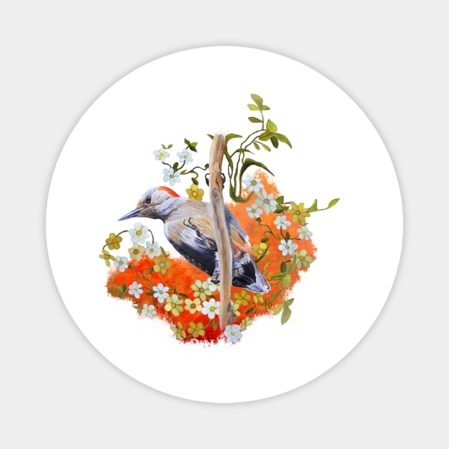 Gardenwatch Woodpecker Magnet by ampomata